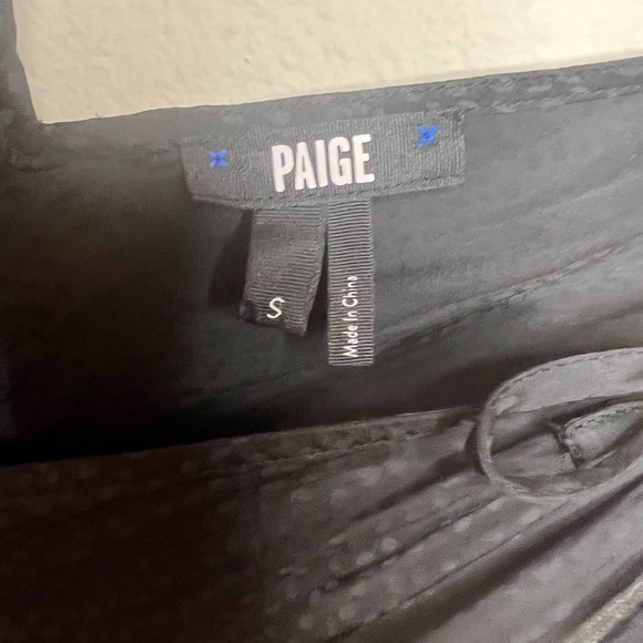 Paige Cerisa Surplice Bodysuit in Black - Picture 4 of 7